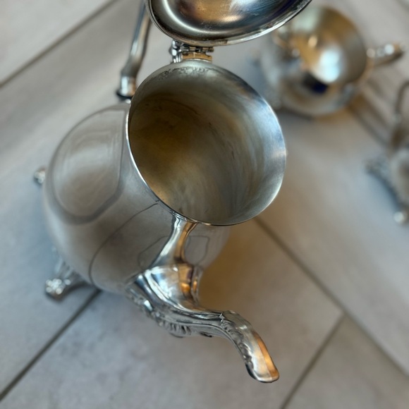 Silver plated tea set 4 pieces Vintage Oneida - Picture 16 of 16